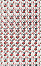 Frosty Frenchies - London Penny Gift Wrap