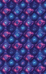 Cyber Spaceship UI Tech Wrapping Paper - London Penny Gift Wrap