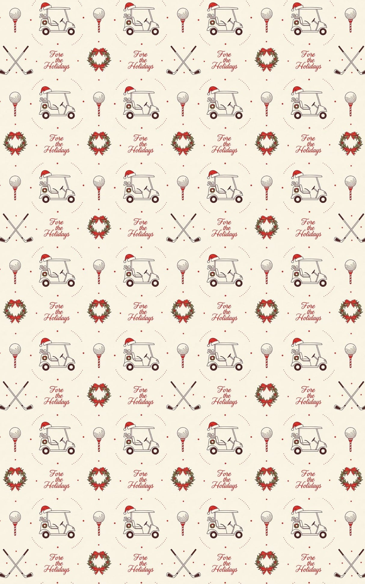 Fore the Holidays - London Penny Gift Wrap