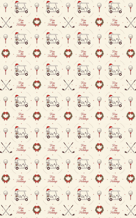 Fore the Holidays - London Penny Gift Wrap