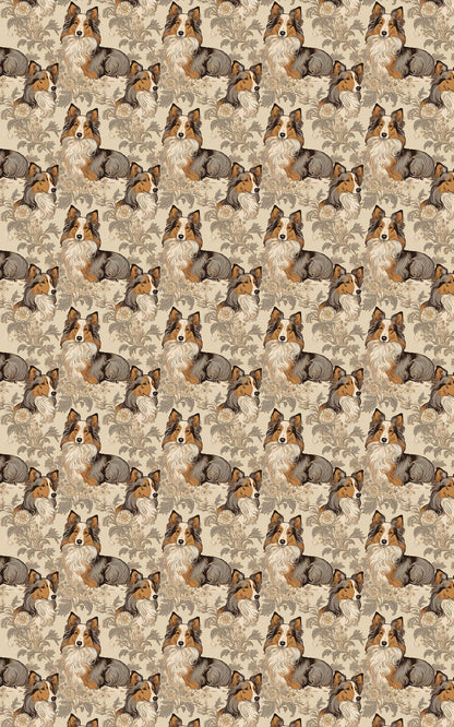 Sheltie Classic Toile