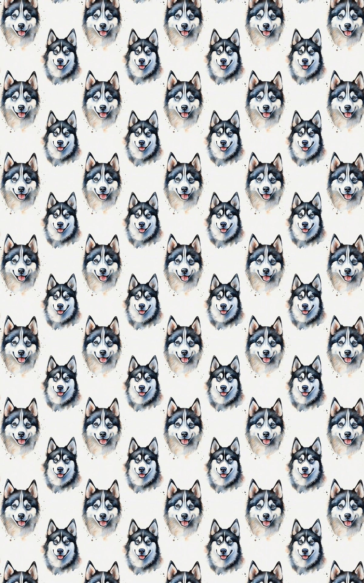 Arctic Howl Husky - London Penny Gift Wrap