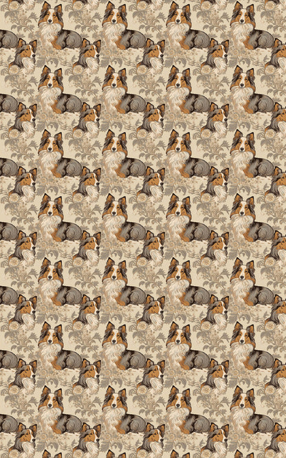 Sheltie Classic Toile
