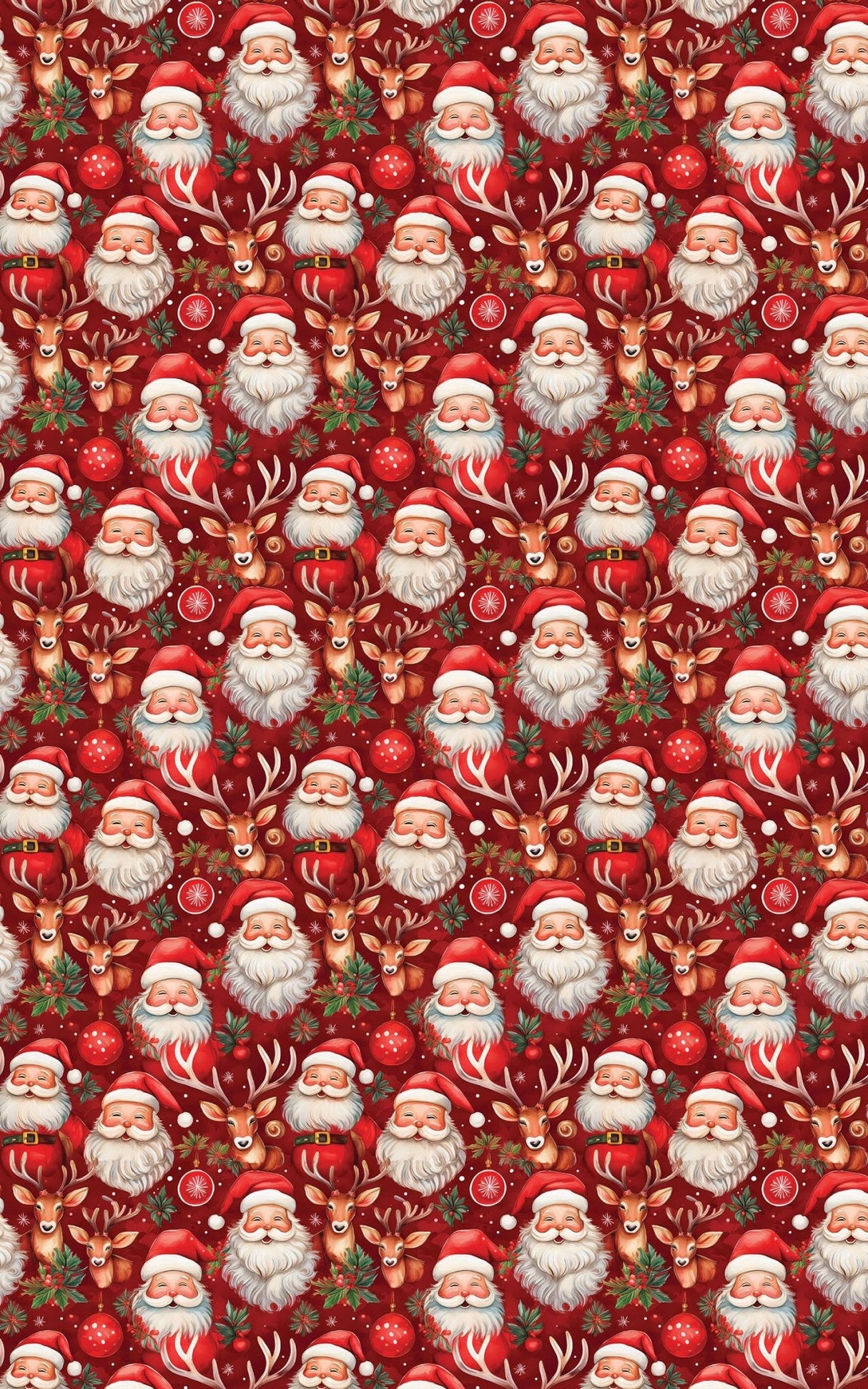 Holiday Hoopla with Santa - London Penny Gift Wrap