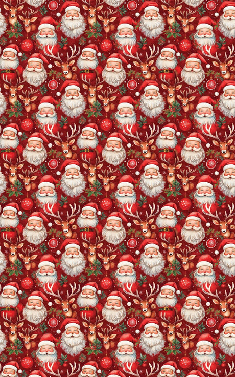 Holiday Hoopla with Santa - London Penny Gift Wrap