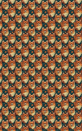Pom-tastic Pomeranian Patterns - London Penny Gift Wrap