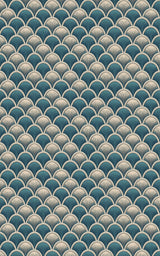 Scallop Sweep - London Penny Gift Wrap