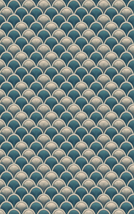 Scallop Sweep - London Penny Gift Wrap
