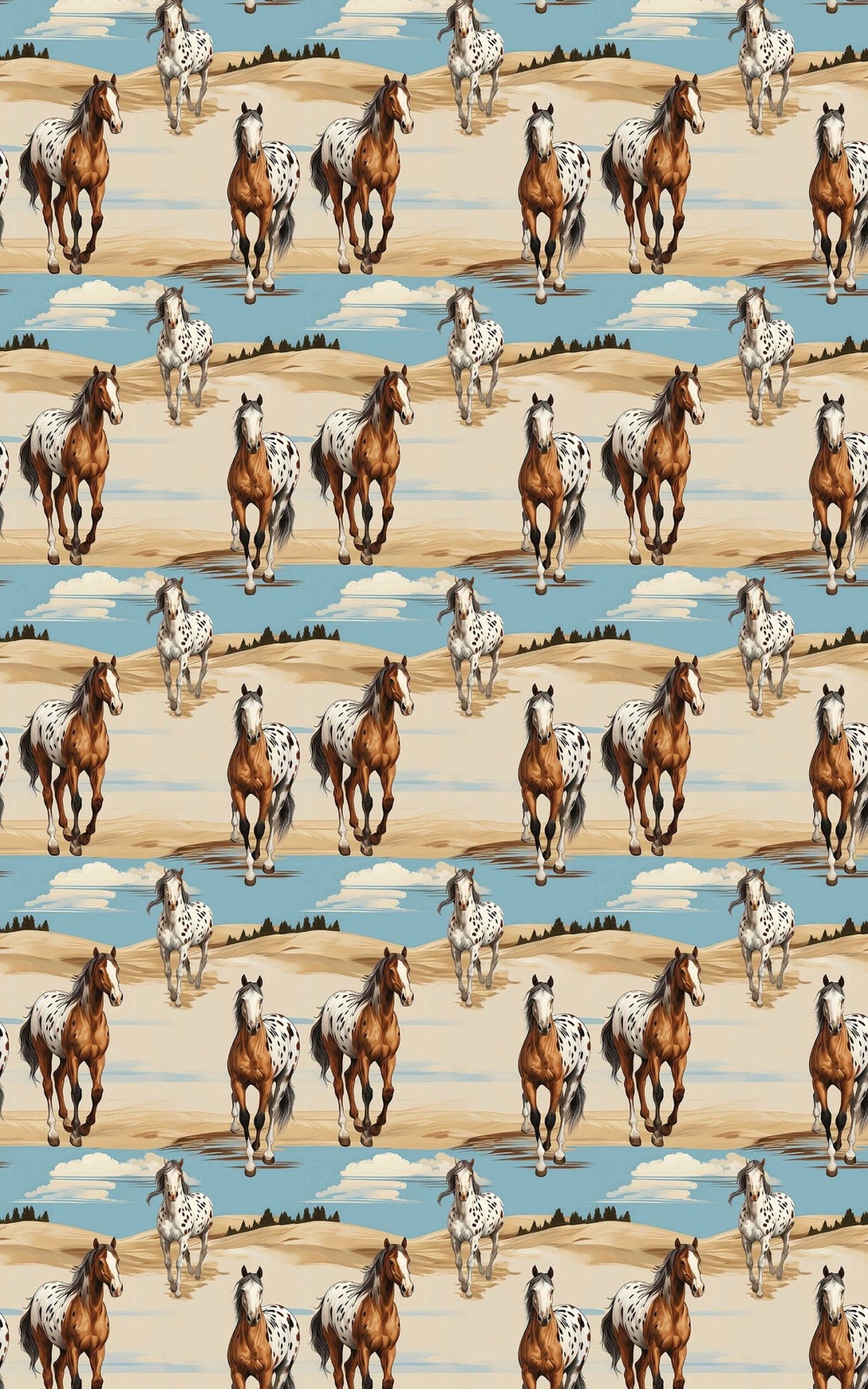 Appaloosa Run - London Penny Gift Wrap