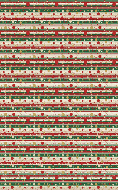 Candy Cane Rhythm - London Penny Gift Wrap