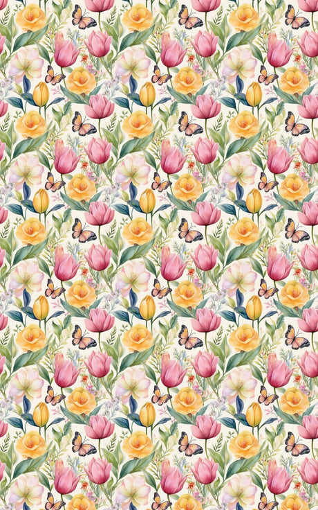 Bouquet Collage - London Penny Gift Wrap