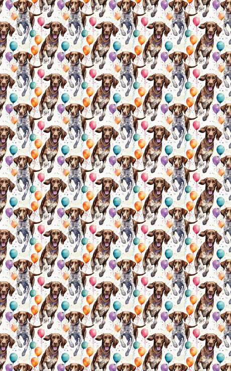 Pointer Birthday Balloons - London Penny Gift Wrap