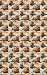 Safari Stroll: Sea Lion - London Penny Gift Wrap