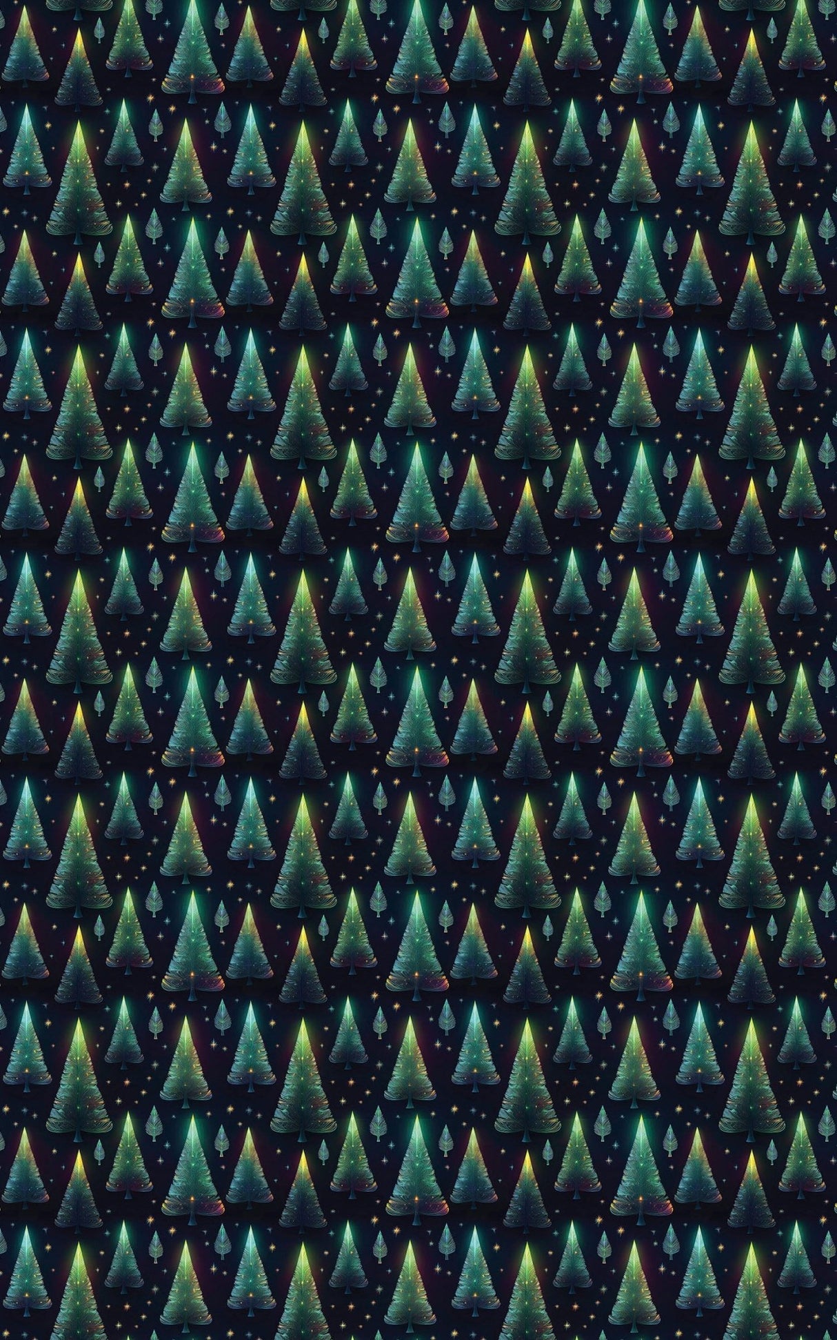Graceful Holiday Pines - London Penny Gift Wrap