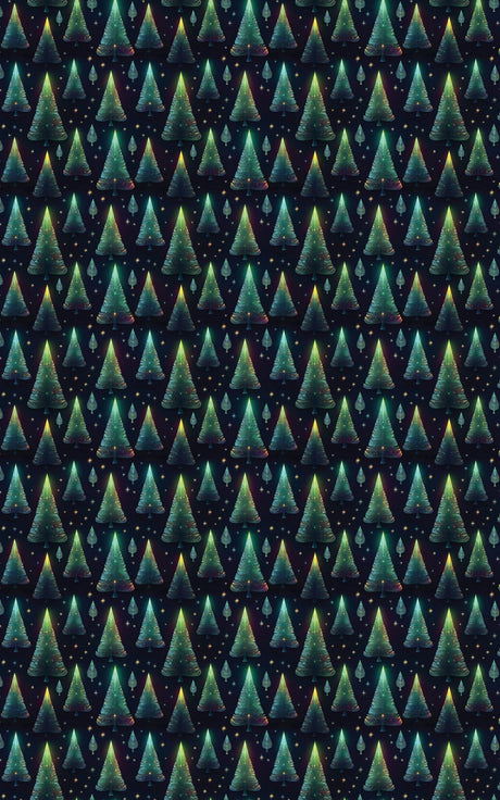 Graceful Holiday Pines - London Penny Gift Wrap