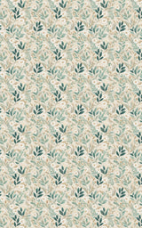 Soft Sage Blooms - London Penny Gift Wrap