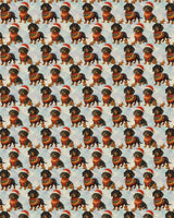 Jolly Long Dog Sherpa Blanket - London Penny Gift Wrap