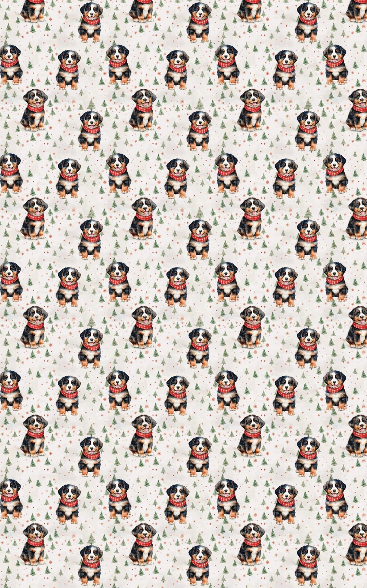 Bernese in the Snow - London Penny Gift Wrap