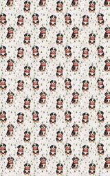 Bernese in the Snow - London Penny Gift Wrap