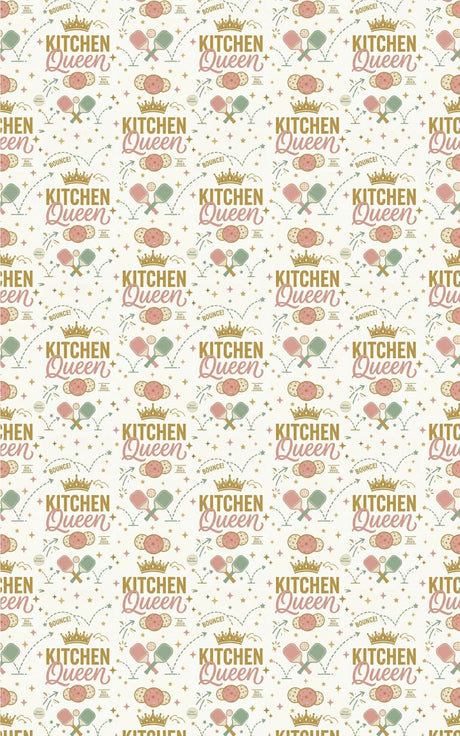 Kitchen Queen Wrapping Paper - London Penny Gift Wrap