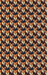 Crown & Corgi - London Penny Gift Wrap