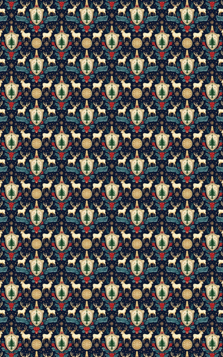 Stag Heraldry - London Penny Gift Wrap