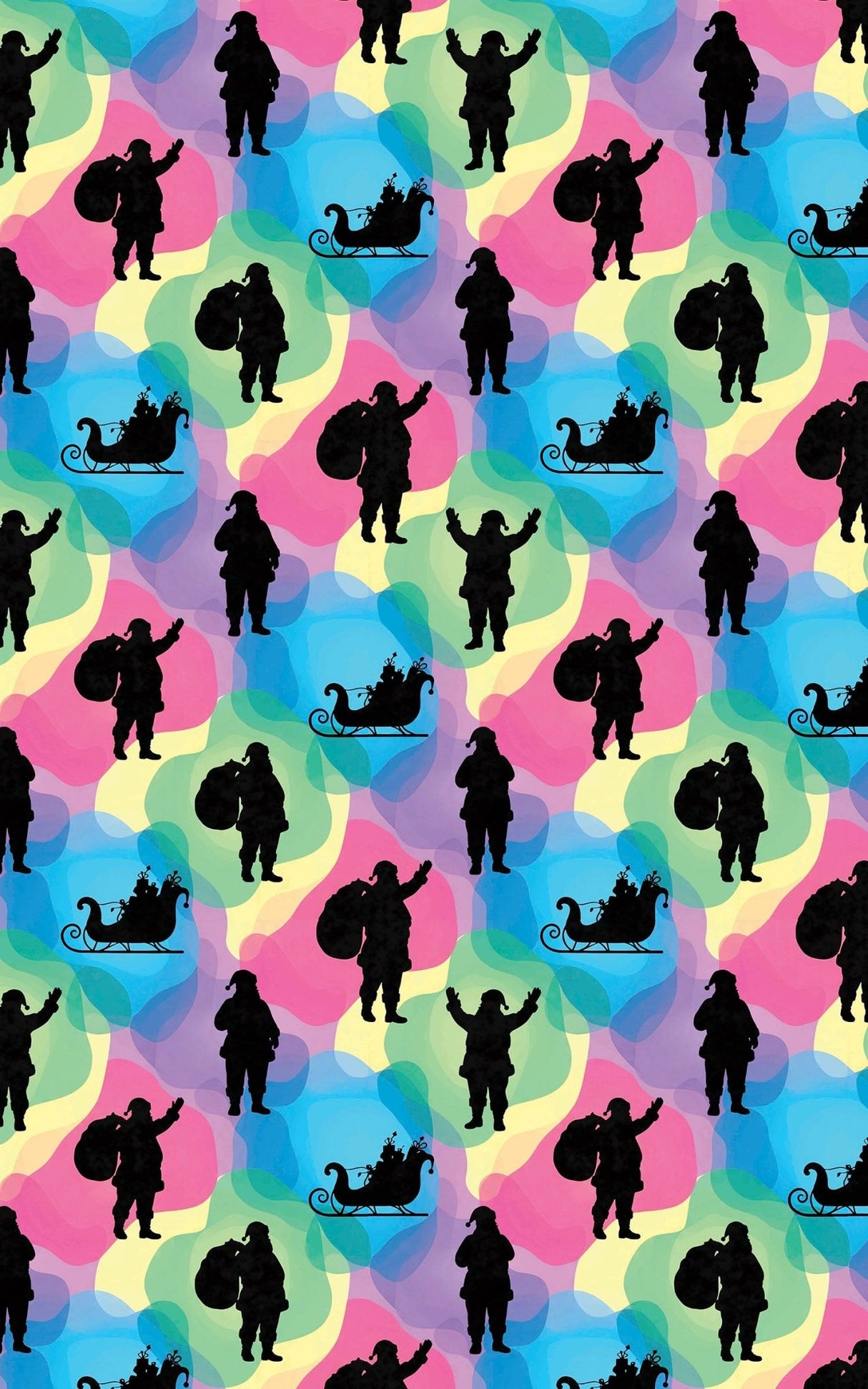 Holiday Silhouettes - London Penny Gift Wrap
