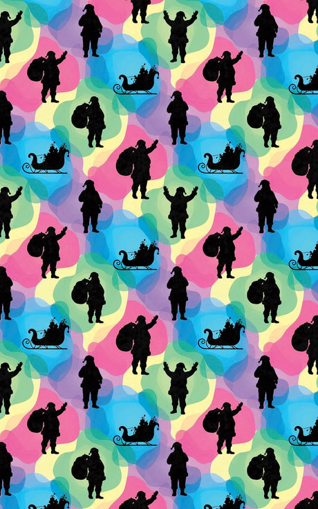 Holiday Silhouettes - London Penny Gift Wrap