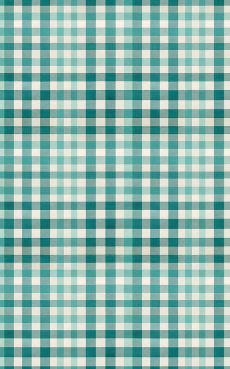 Gingham Gala Emerald - London Penny Gift Wrap