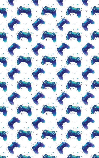 Pixel Control Flow Wrapping Paper