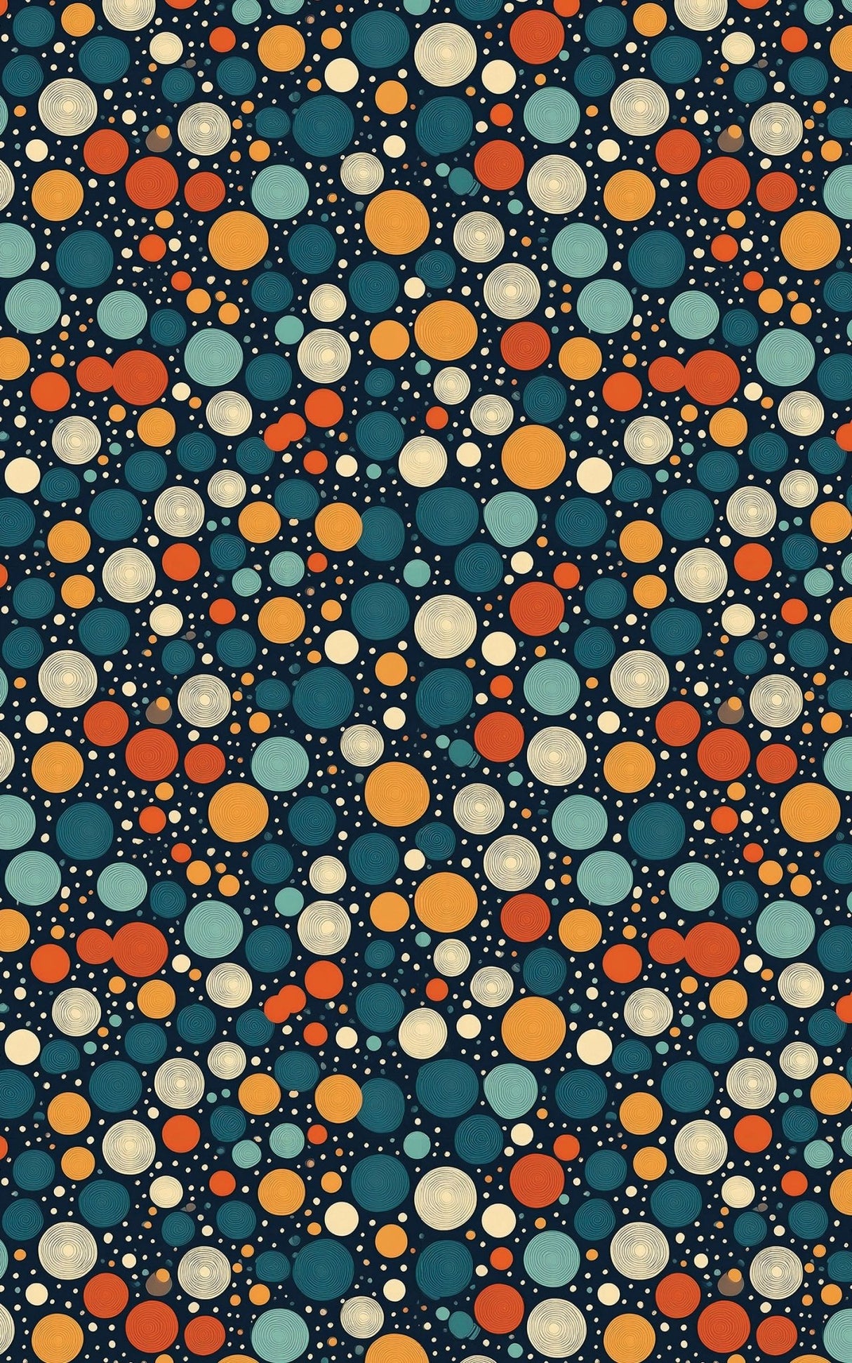 Concentric Circle Confetti - London Penny Gift Wrap