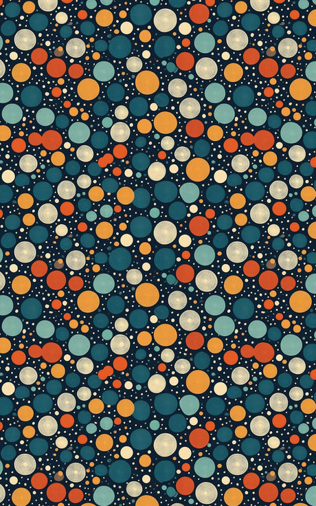 Concentric Circle Confetti - London Penny Gift Wrap