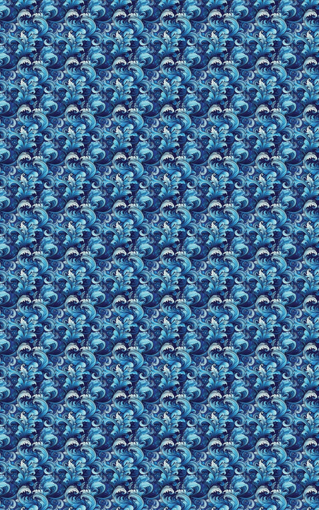 Baroque Tide - London Penny Gift Wrap