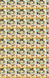 Lab's Bounding Pounce - London Penny Gift Wrap