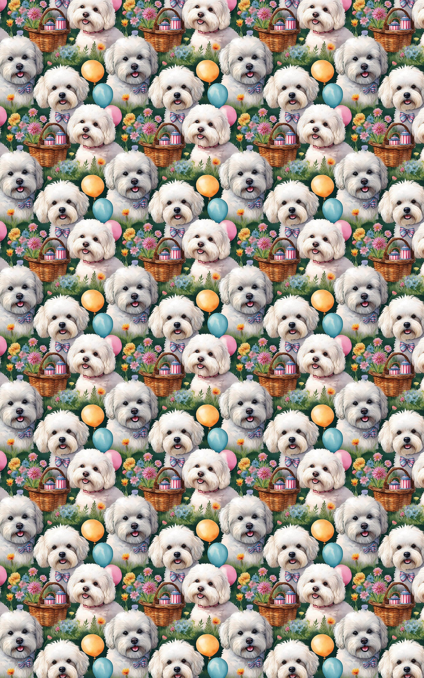 Bichon Frise Garden Party