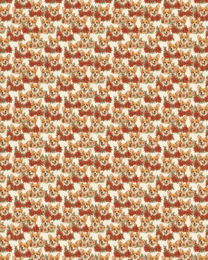 A Very Merry Corgi Christmas Sherpa Blanket