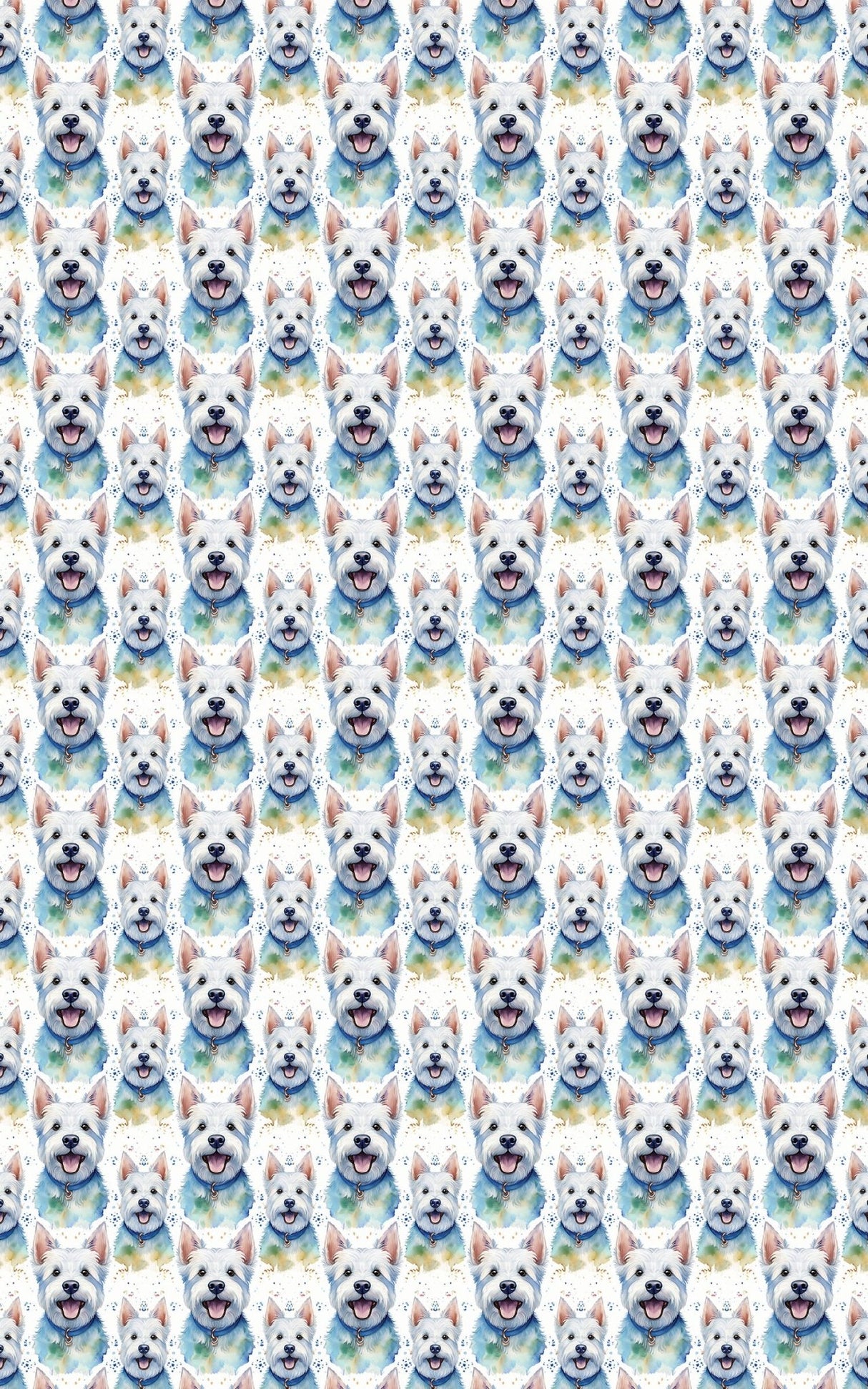 Westie Whirl - London Penny Gift Wrap