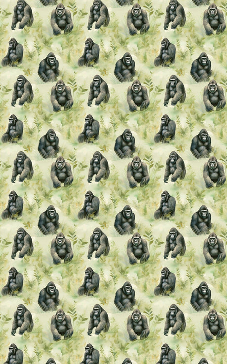 Safari Stroll Gorilla - London Penny Gift Wrap