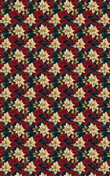 Yuletide Velvet Poinsettia - London Penny Gift Wrap
