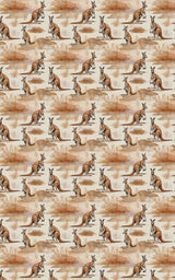 Safari Stroll: Kangaroo - London Penny Gift Wrap