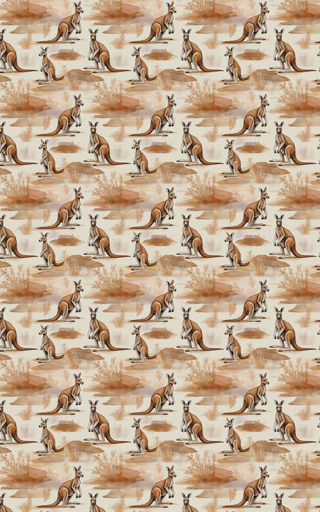 Safari Stroll: Kangaroo - London Penny Gift Wrap