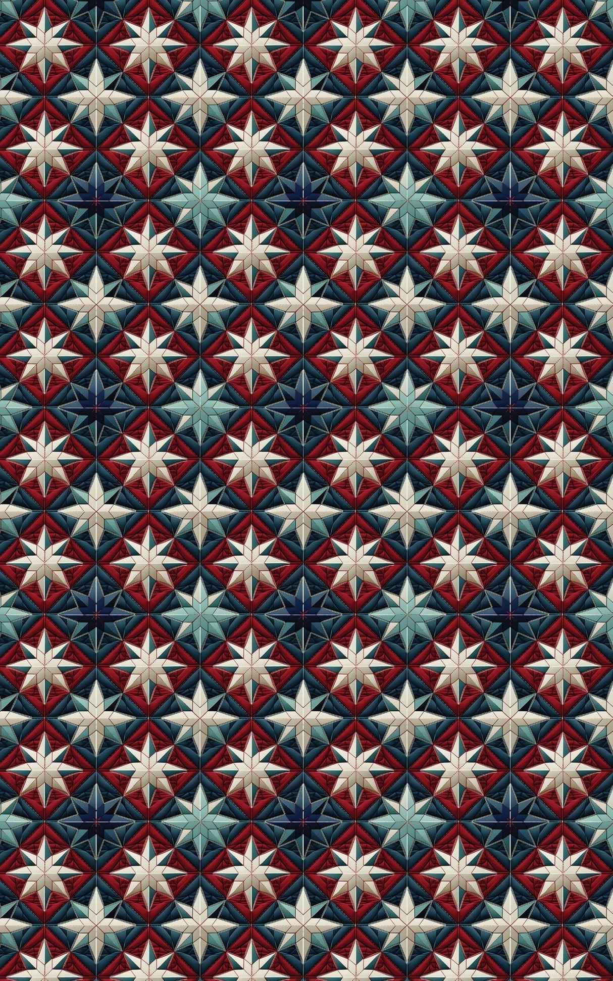 Patriotic Patchwork - London Penny Gift Wrap