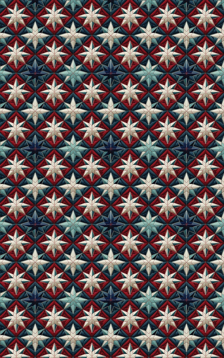 Patriotic Patchwork - London Penny Gift Wrap