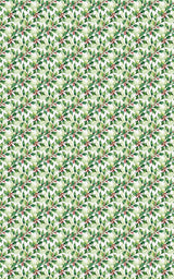 Merry Holly Blooms - London Penny Gift Wrap