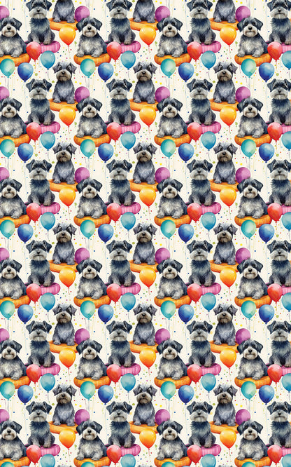 Mini Schnauzer Birthday Balloons