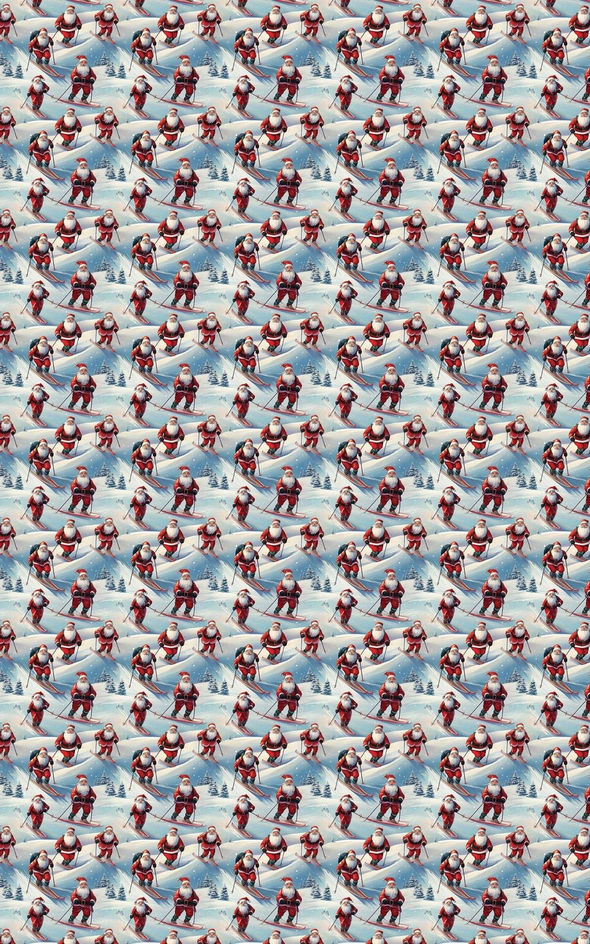 Ho-Ho-Snow Glide - London Penny Gift Wrap
