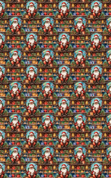 Santa’s Cozy Perch - London Penny Gift Wrap