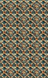 Emerald Symmetry - London Penny Gift Wrap