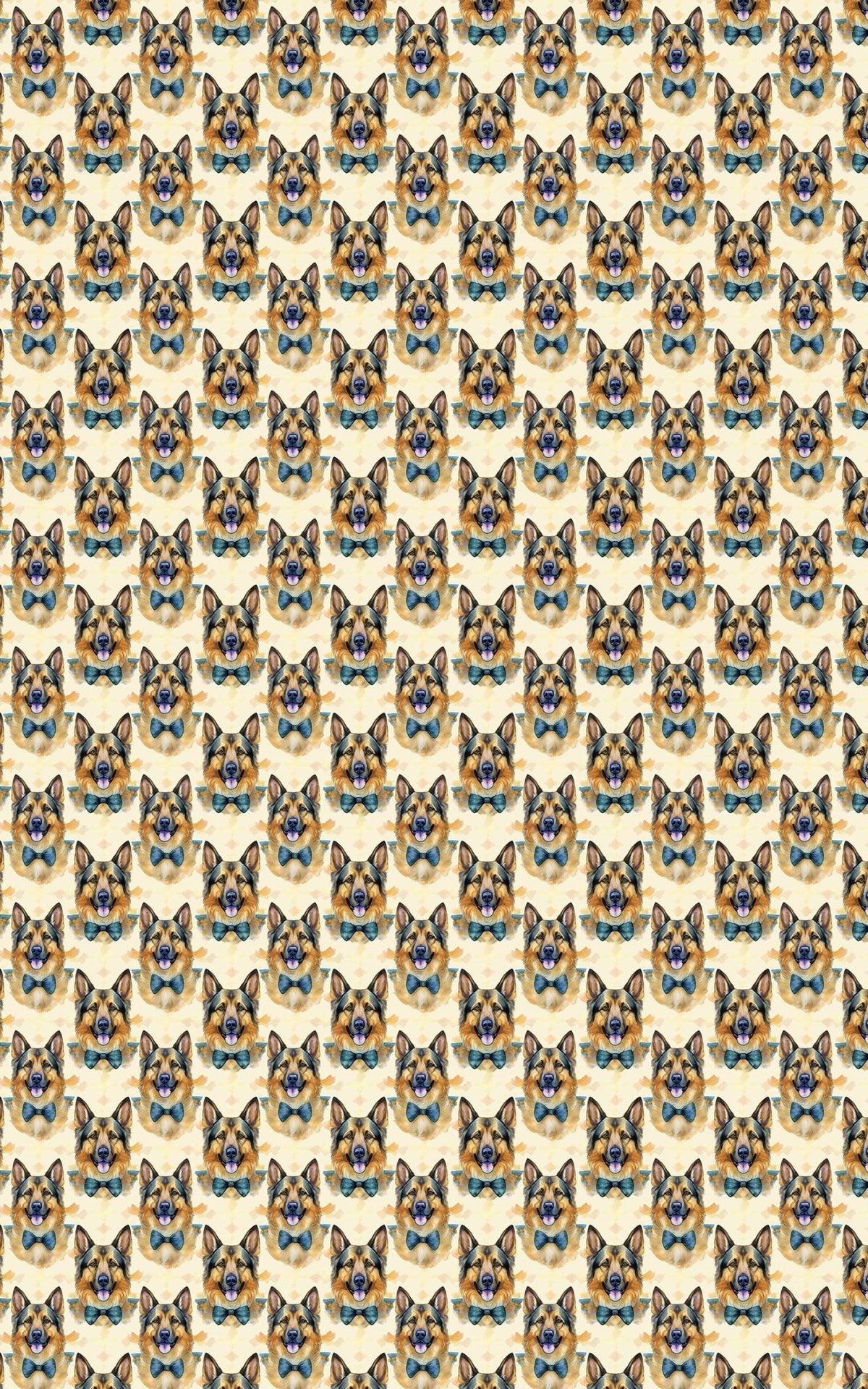 Wedding-Ready German Shepherd - London Penny Gift Wrap