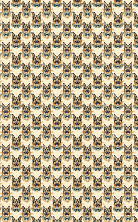 Wedding-Ready German Shepherd - London Penny Gift Wrap